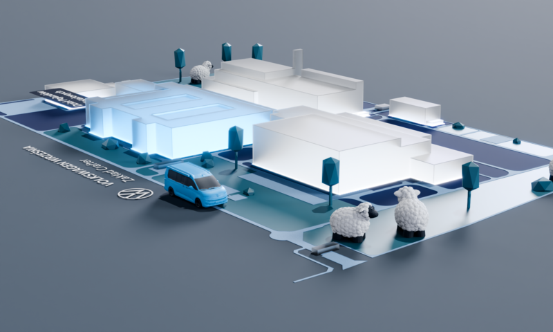 VOLKSWAGEN FACTORY INTERACTIVE MODEL